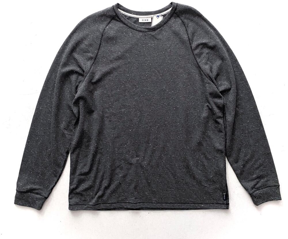 ROWM Shirt Nwt Long Sleeve Gray Heather Cotton Blend XL